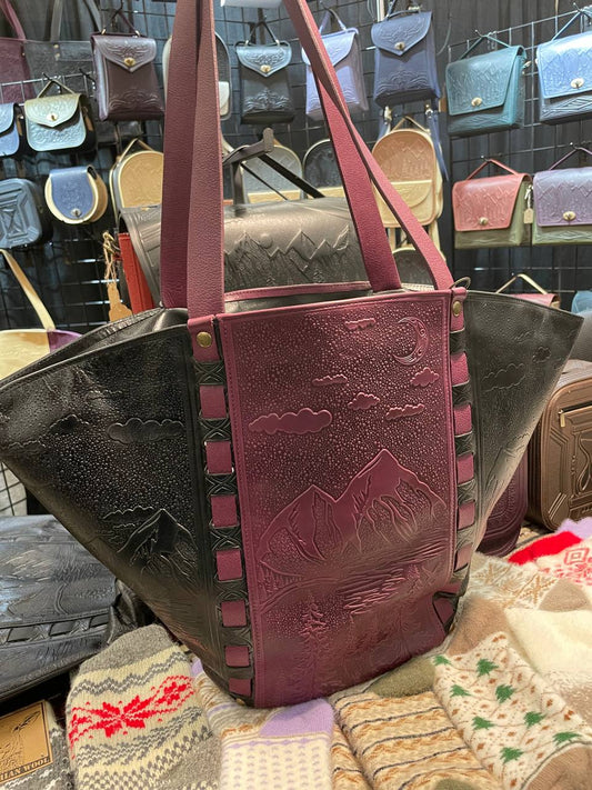 CAMELLIA purple/black