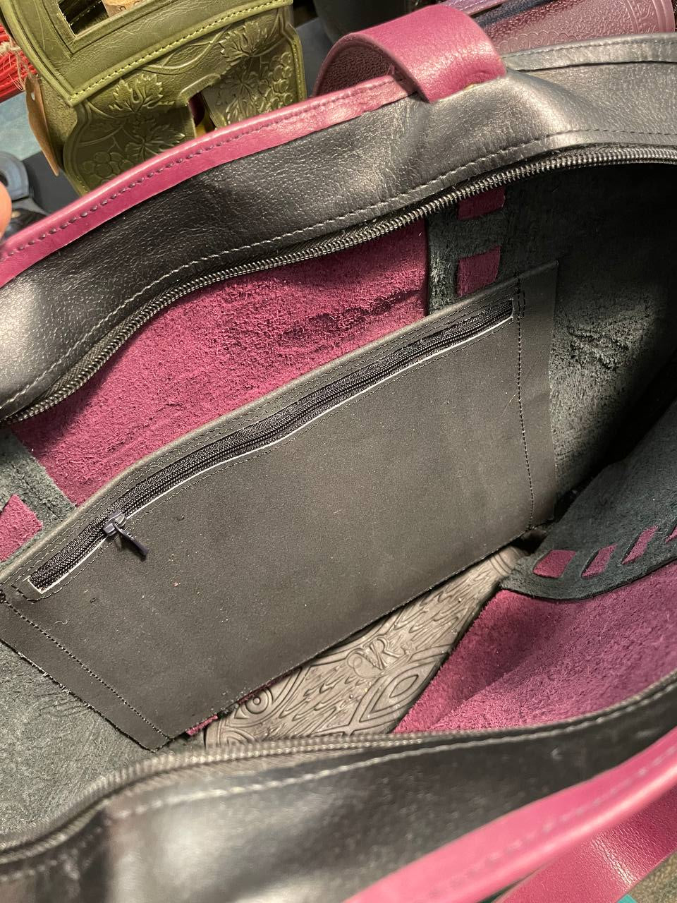 CAMELLIA purple/black