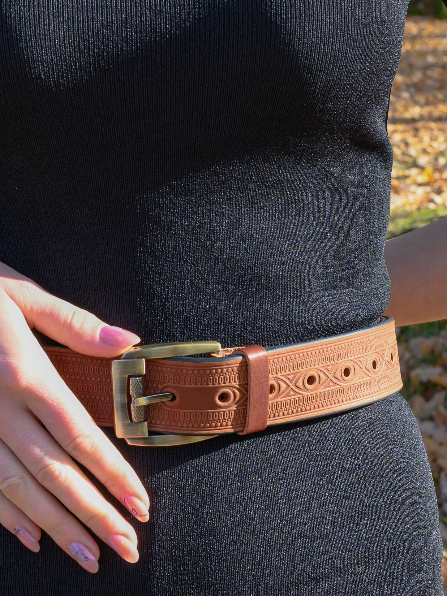 Prestige Amber - Belt for Men & Women | Brick