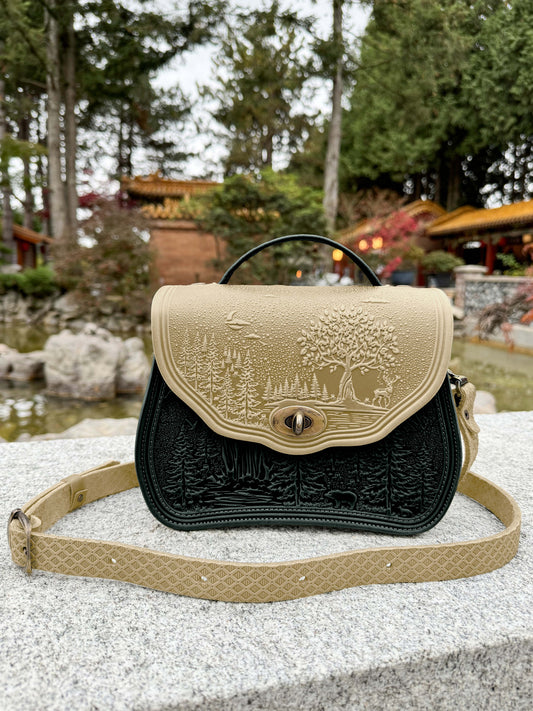 CALYPSO ivory/ dark green