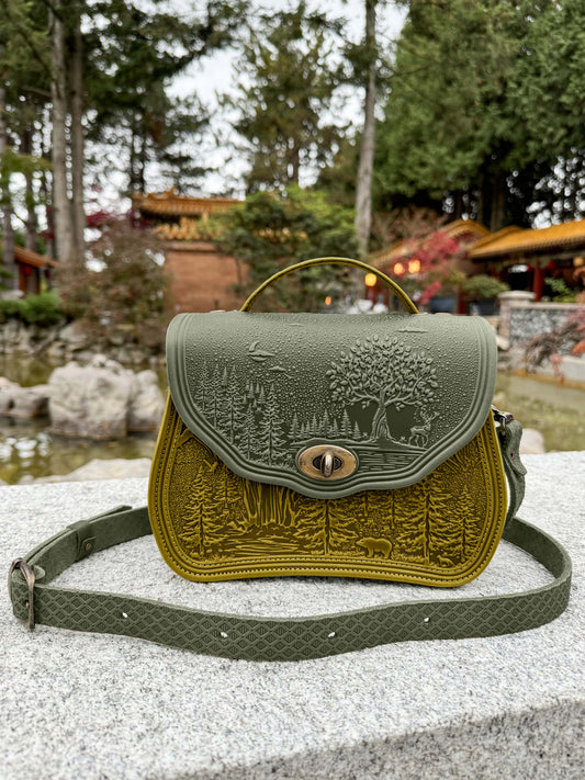 CALYPSO olive/cognac