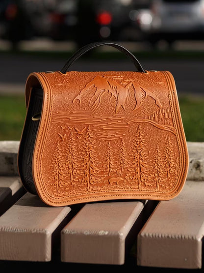 CALYPSO cognac/black