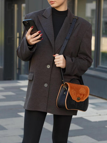 CALYPSO cognac/black