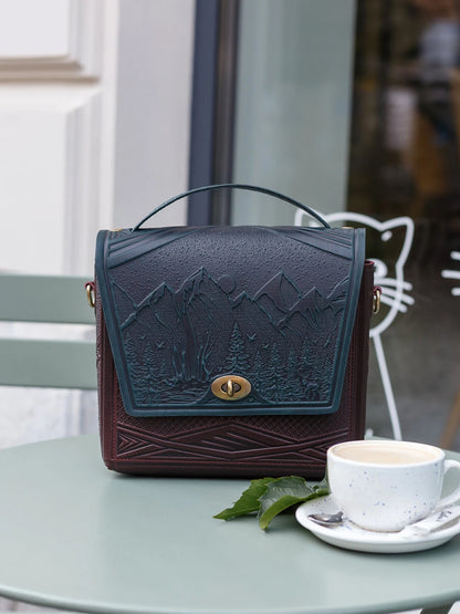 MONTIA dark green /burgundy