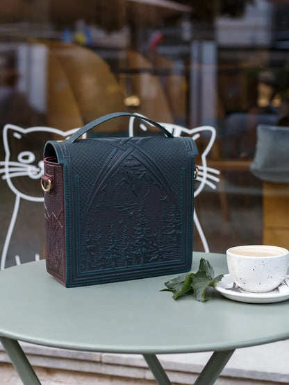 MONTIA dark green /burgundy