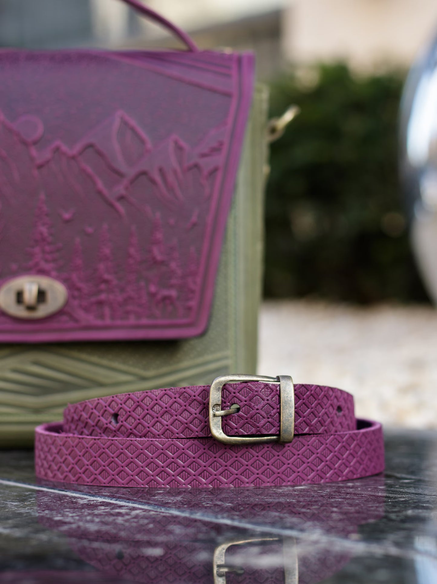 MONTIA purple/olive
