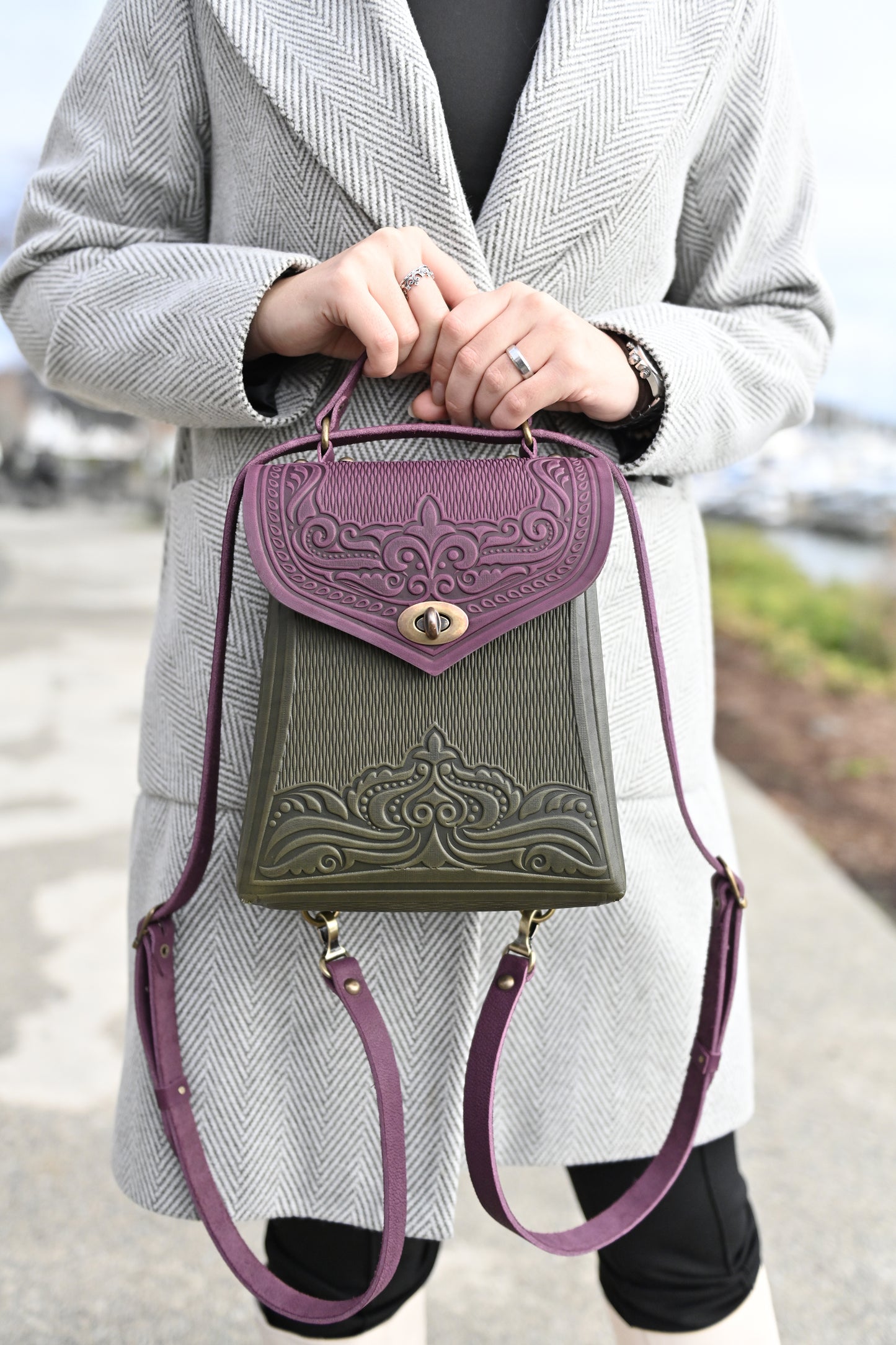 ORCHIDEA purple/olive