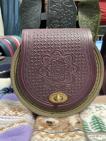 Sakura - Crossbody Purse | Purple - Olive