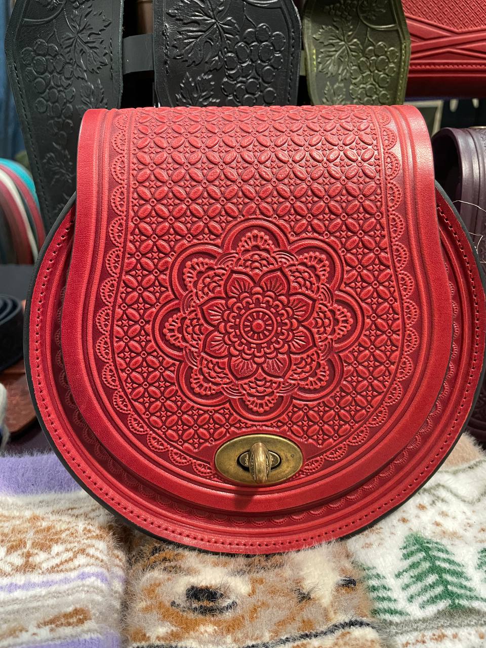 Sakura - Crossbody Purse | Red